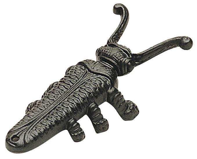 Boot Jack Beetle Cast Iron Black