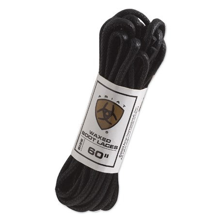 Laces Ariat Waxed 60 Black Pair