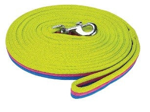 Lunge Lead Brite Royal & Pink & Lime 9mt