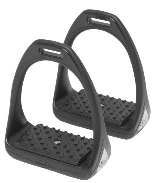 Stirrup Irons Compositi Reflex Black