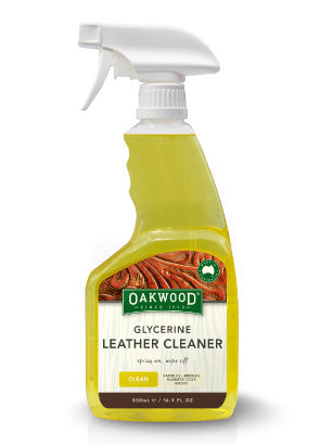 Leather Cleaner Glycerine Spray Oakwood 500ml