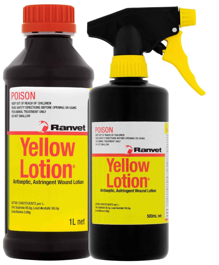 Yellow Lotion Ranvet 1litre Refill
