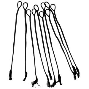 Whip Cracker/snap Braided Nylon Black