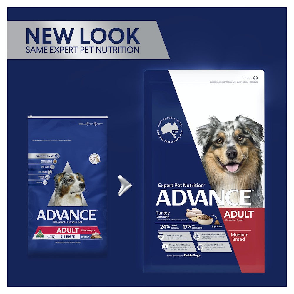 Advance Dog Adult Turkey & Rice All Breed 3kg