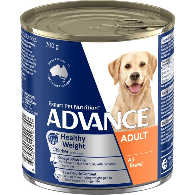 Advance Dog Can Adult Weight Control 700gm