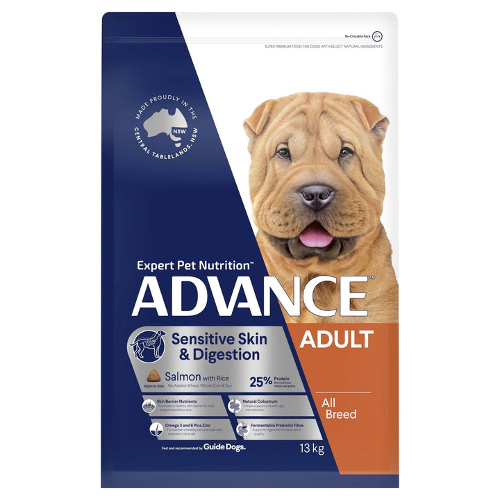 Advance Dog Adult Sensitive Skin & Digestion 13kg