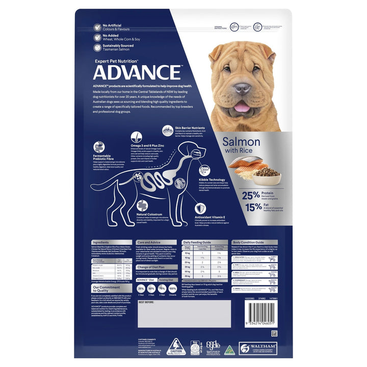 Advance Dog Adult Sensitive Skin & Digestion 13kg