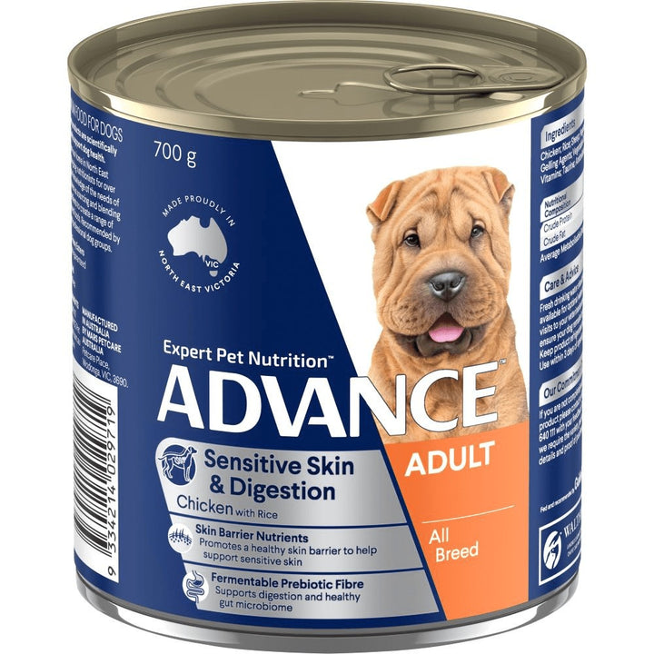 Advance Dog Can Adult Sensitive 700gm