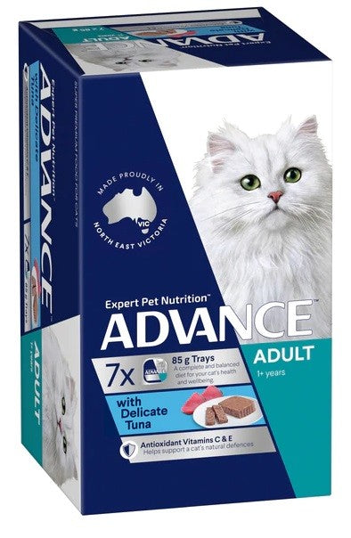 Advance Cat Wet Tray With Delicate Tuna 7 X 85gm