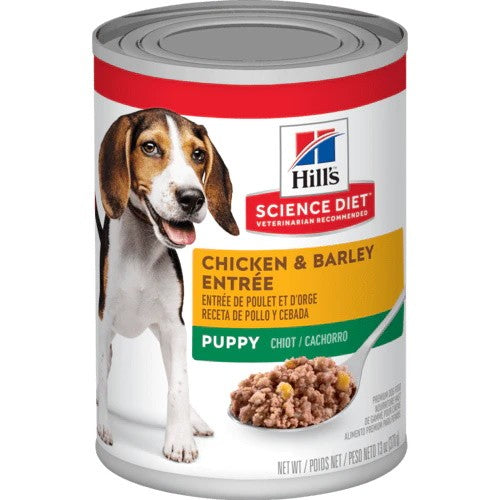 Hills Dog Wet Can Puppy Chicken & Barley 354gm