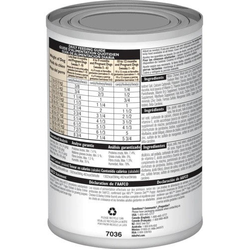 Hills Dog Wet Can Puppy Chicken & Barley 354gm