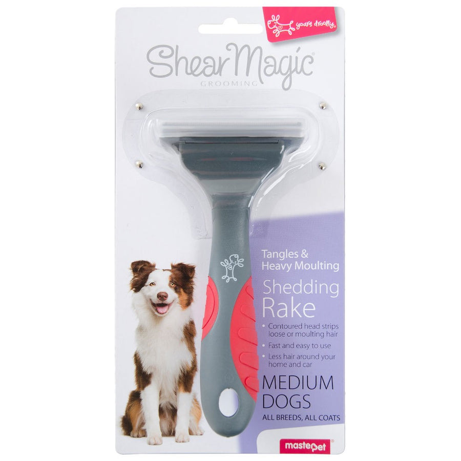 Dog Grooming Rake Shedding Shear Magic Medium