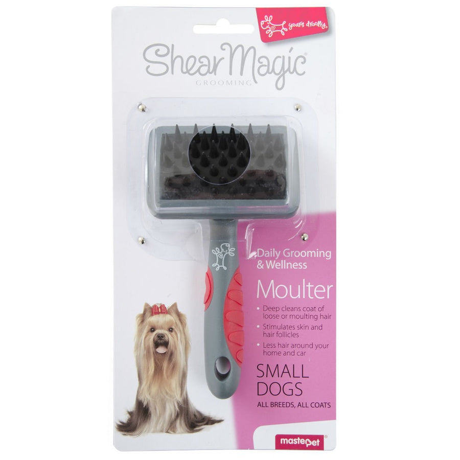 Dog Grooming Brush Moult Shear Magic Small
