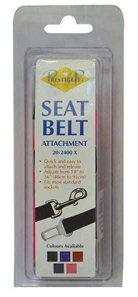 Car Seat Belt Dog Pp Red Adjust