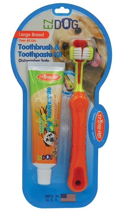 Tooth Brush & Paste Large Breed