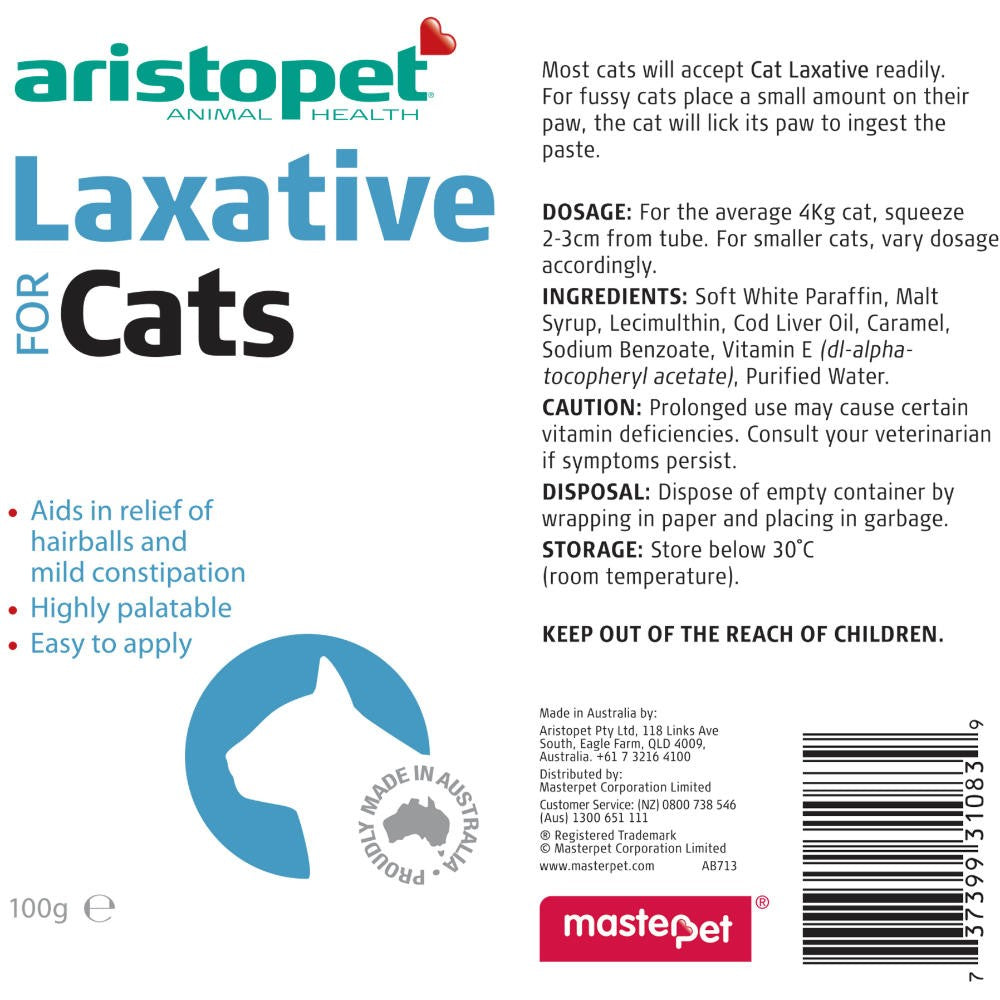 Aristopet Cat Laxative Paste 100gm
