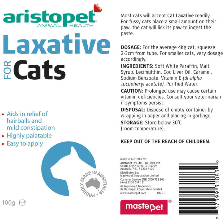 Aristopet Cat Laxative Paste 100gm
