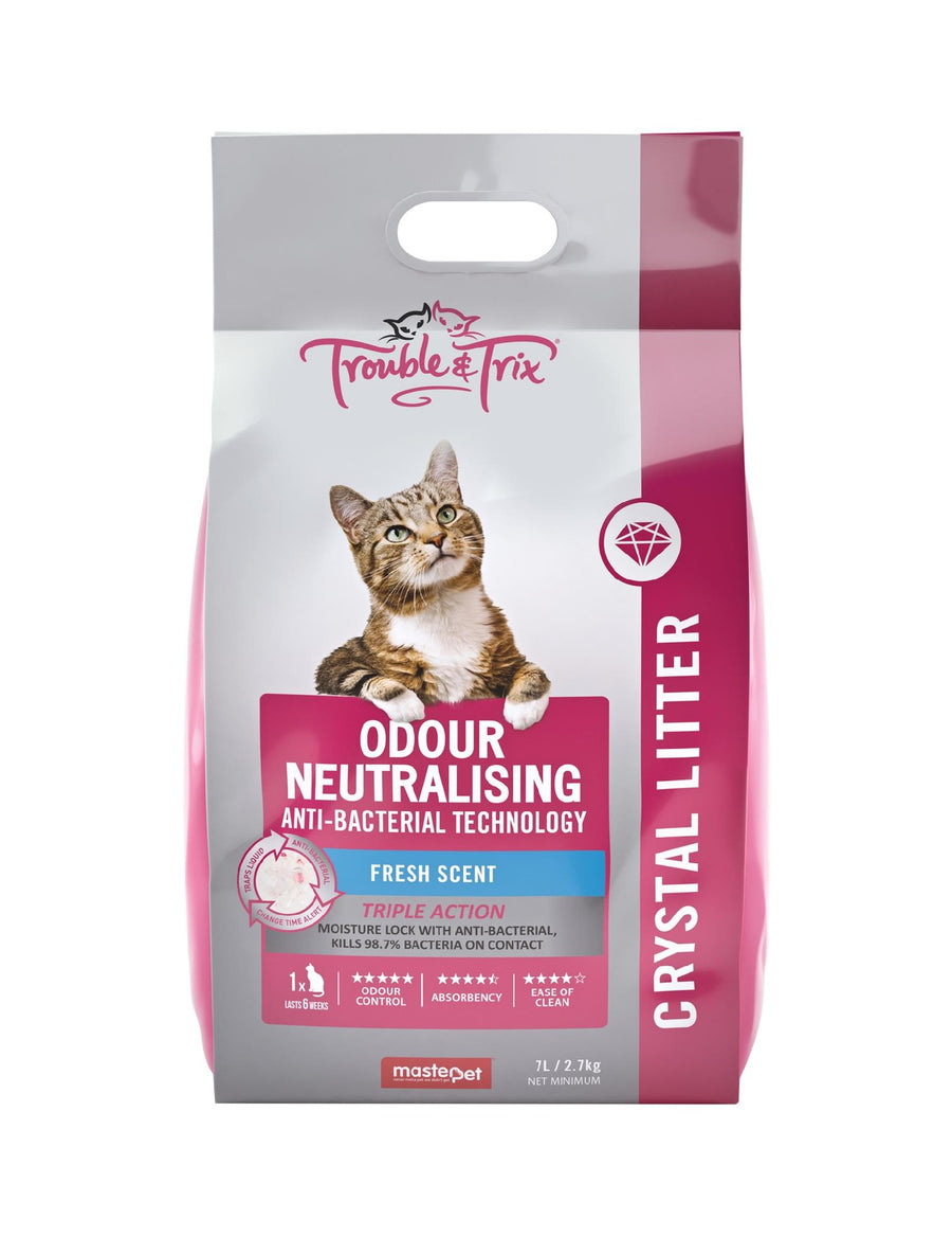 Litter Cat Trouble & Trix Beads Anti Bacterial 7lit