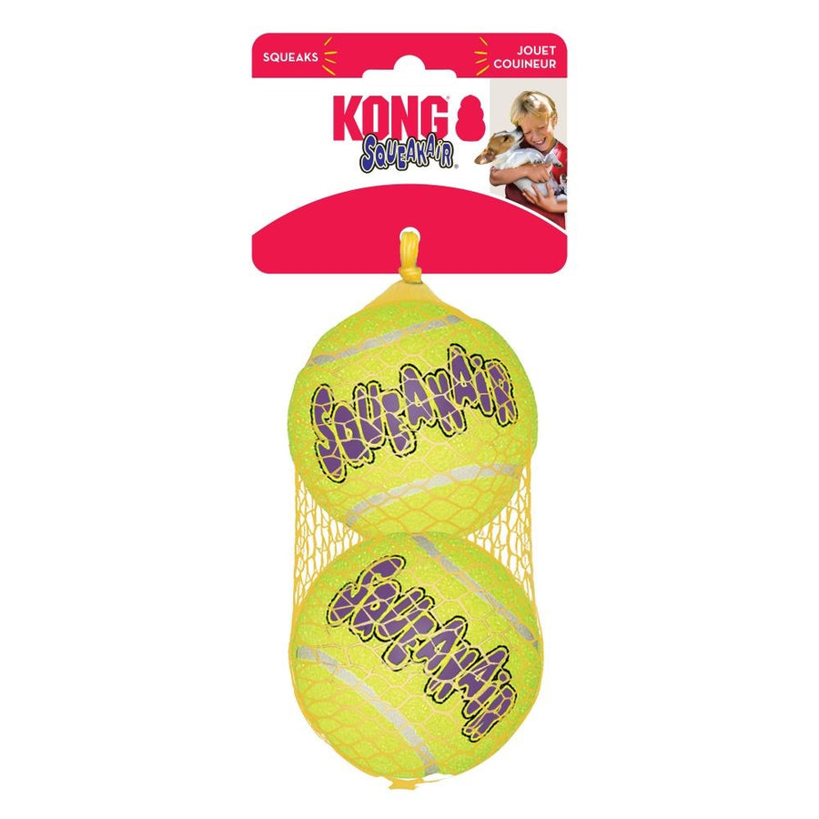 Kong Dog Toy Airdog Squeak Balls 2pack Large