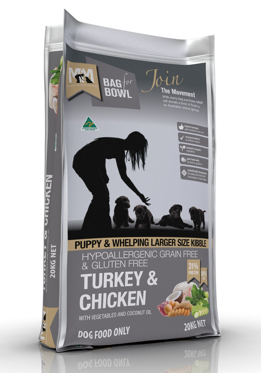 Meals For Mutts Puppy Grainfree Turkey & Chicken 20kg
