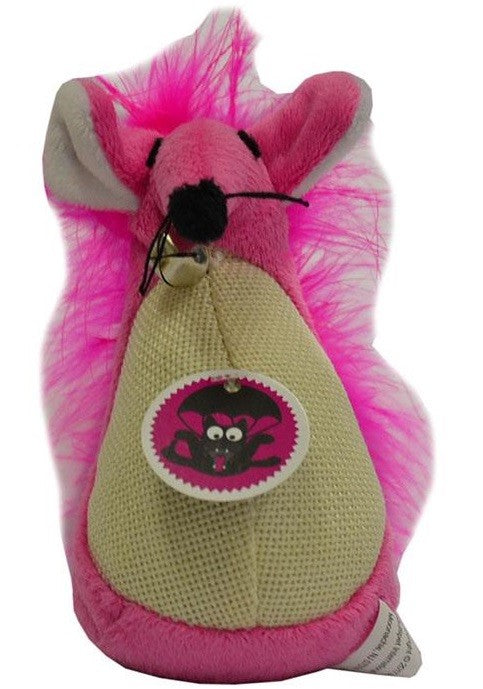 Cat Toy Scream Fatty Mouse Pink