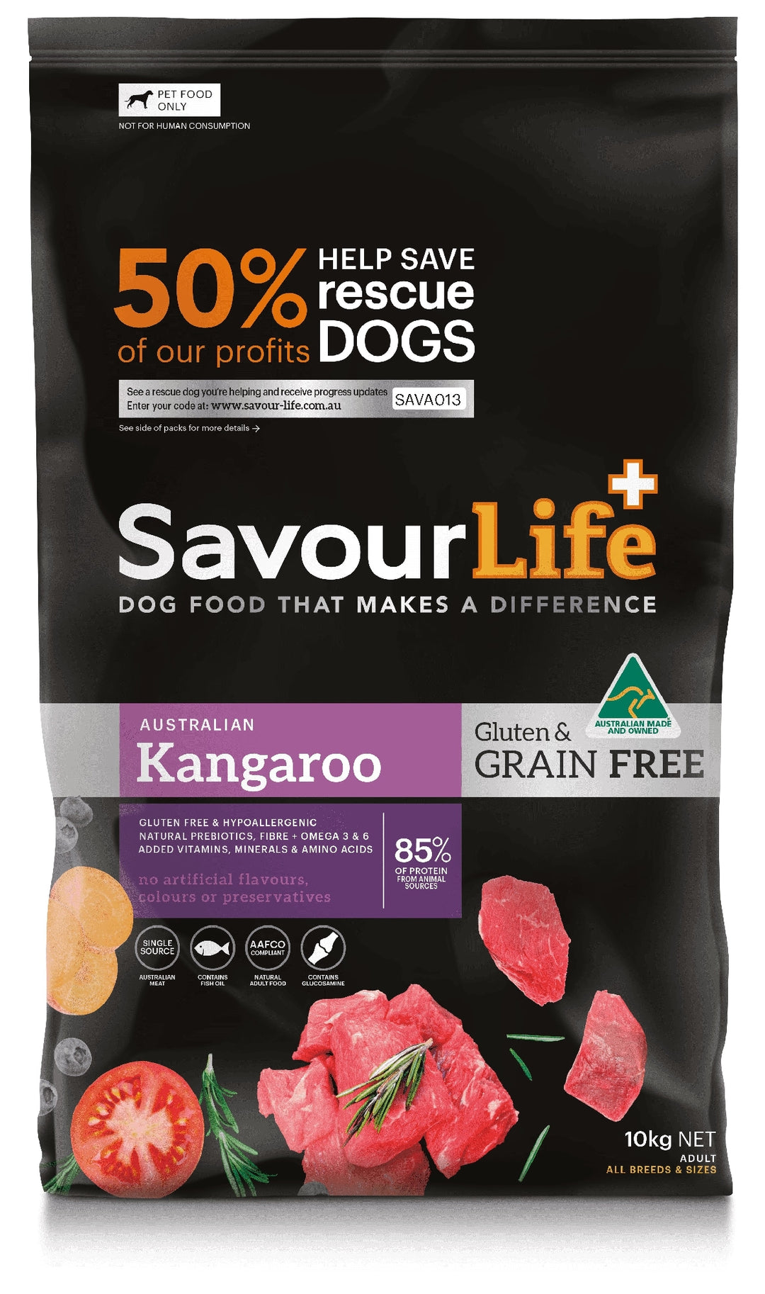 Savourlife Kangaroo Grain Free 10kg