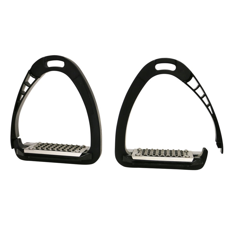 Stirrup Irons Acavallo Arena Alupro Safety Black
