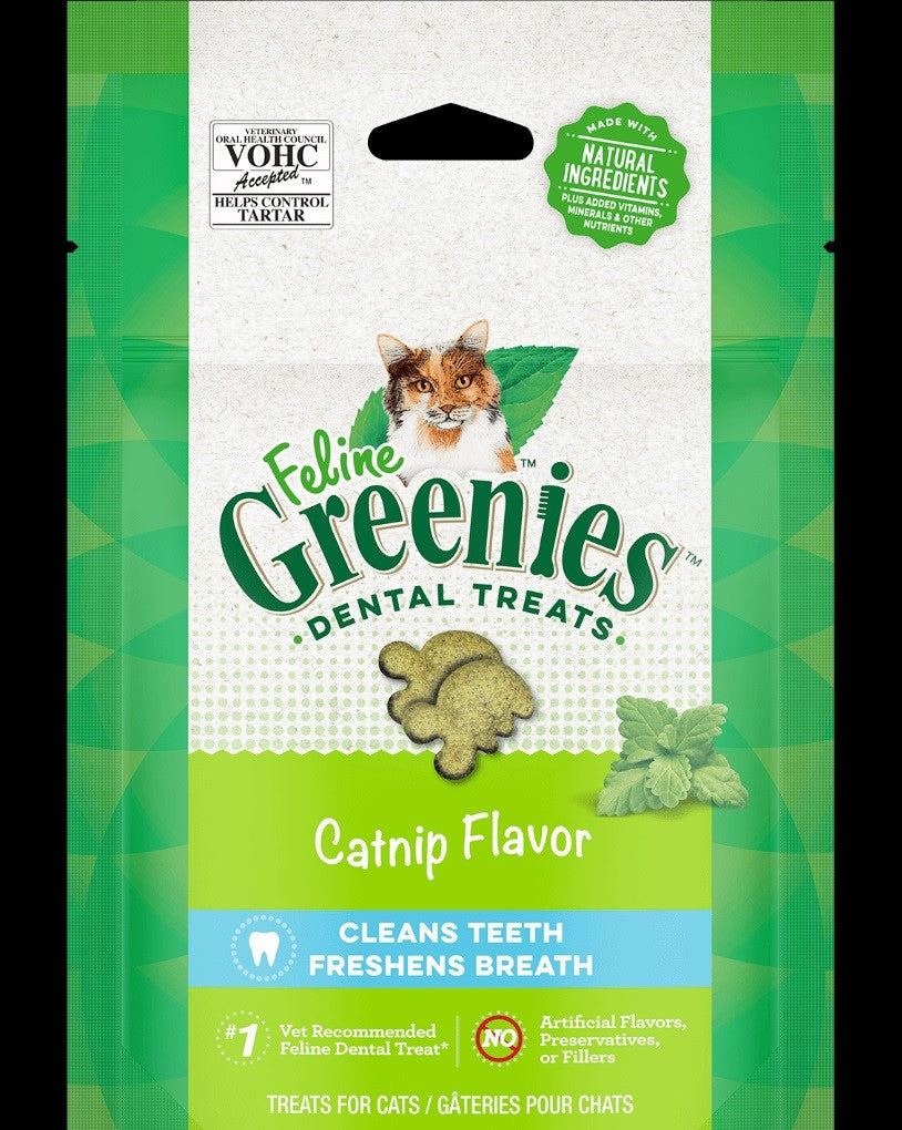 Treat Cat Greenies Feline Catnip 60gm
