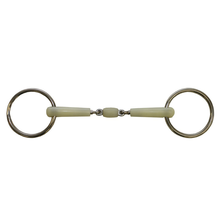 Training Snaffle Loose Ring Double Jointed Happy Mouth 5.5"
