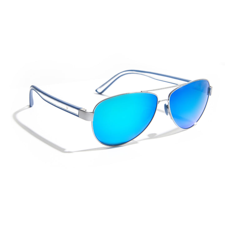 Sunglasses Gidgee Equator Blue Gun Metal Frame & Blue Revo Lens