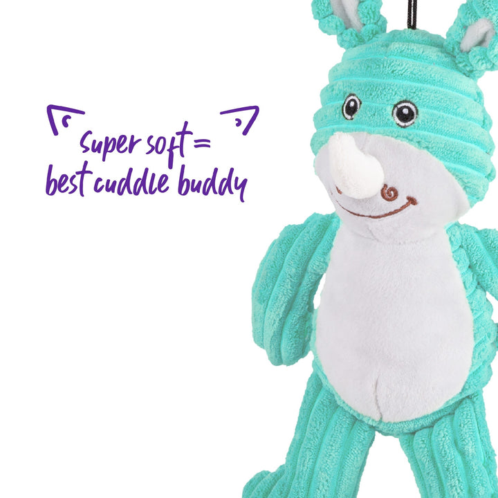 Kazoo Dog Toy Furries Funky Rhino Medium