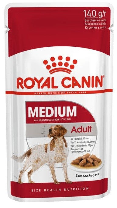 Royal Canin Dog Wet Medium Adult 140gm Box Of 10
