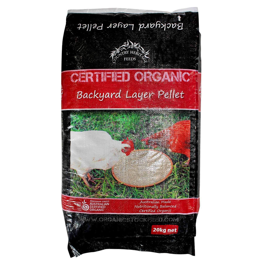 Country Heritage Organic Backyard Layer Pellet 20kg