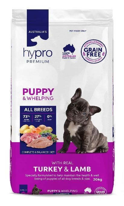 Hypro Premium Puppy Turkey & Lamb 20kg