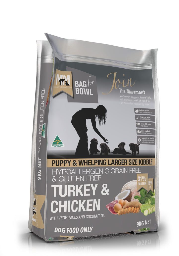 Meals For Mutts Puppy Grainfree Turkey & Chicken 9kg