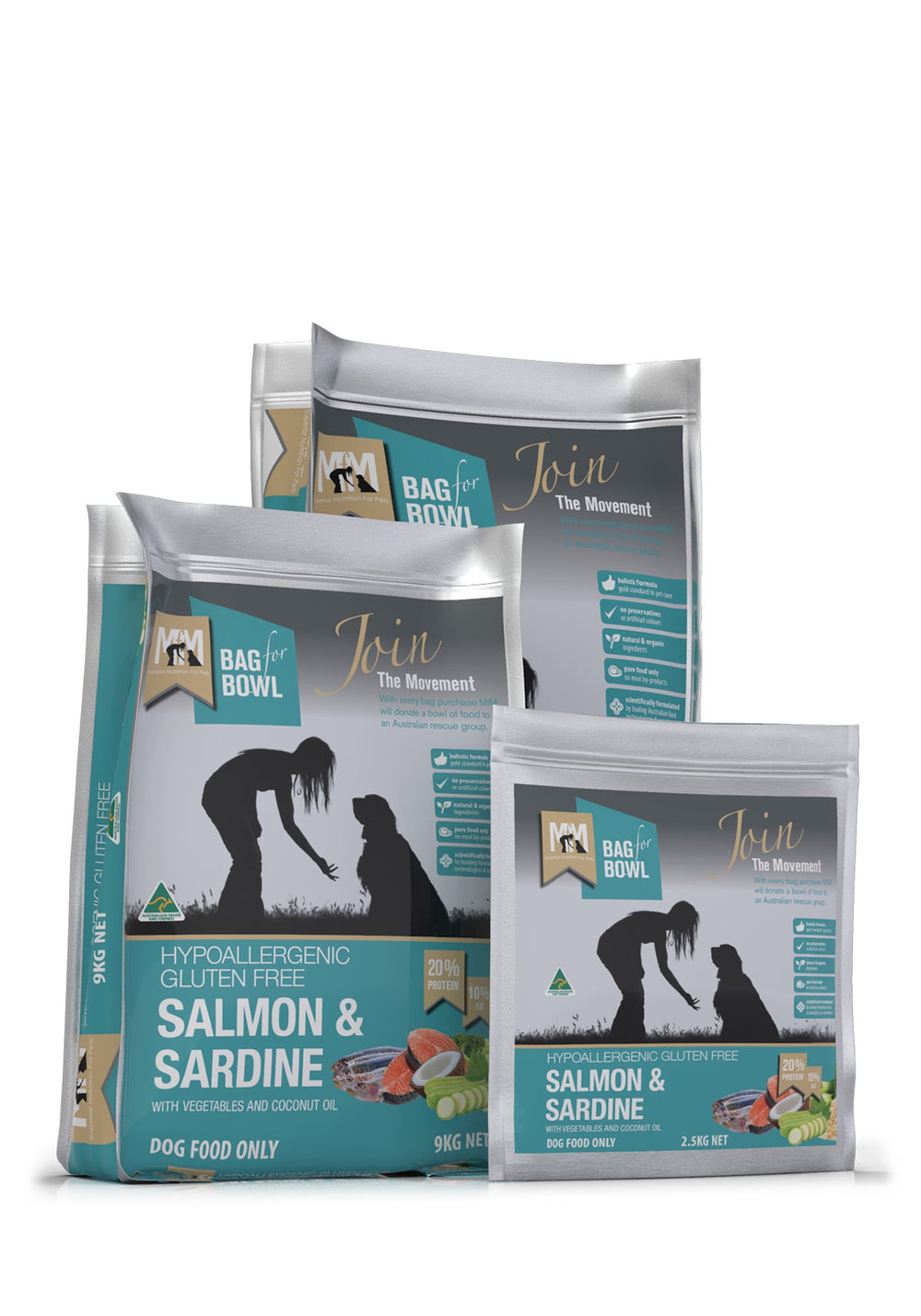 Meals For Mutts Dog Salmon & Sardine 9kg