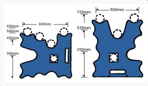 Jump Agboss Cavaletti Pair Yellow