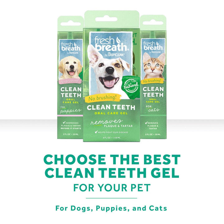 Tropiclean Fresh Breath Clean Teeth Gel Puppies 59ml