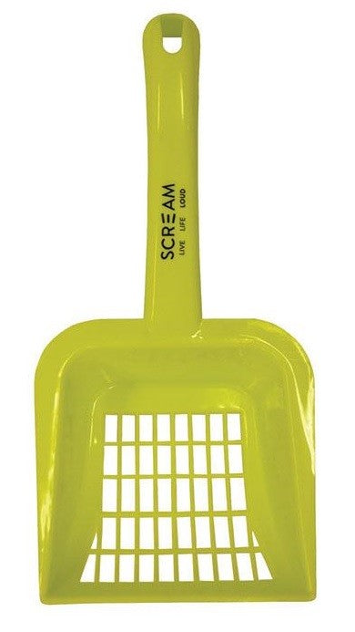 Litter Scoop Scream 28cmx13cm Loud Green