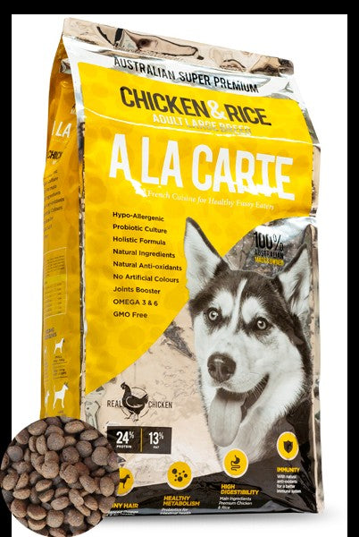 A La Carte Dog Adult Chicken & Rice 3kg