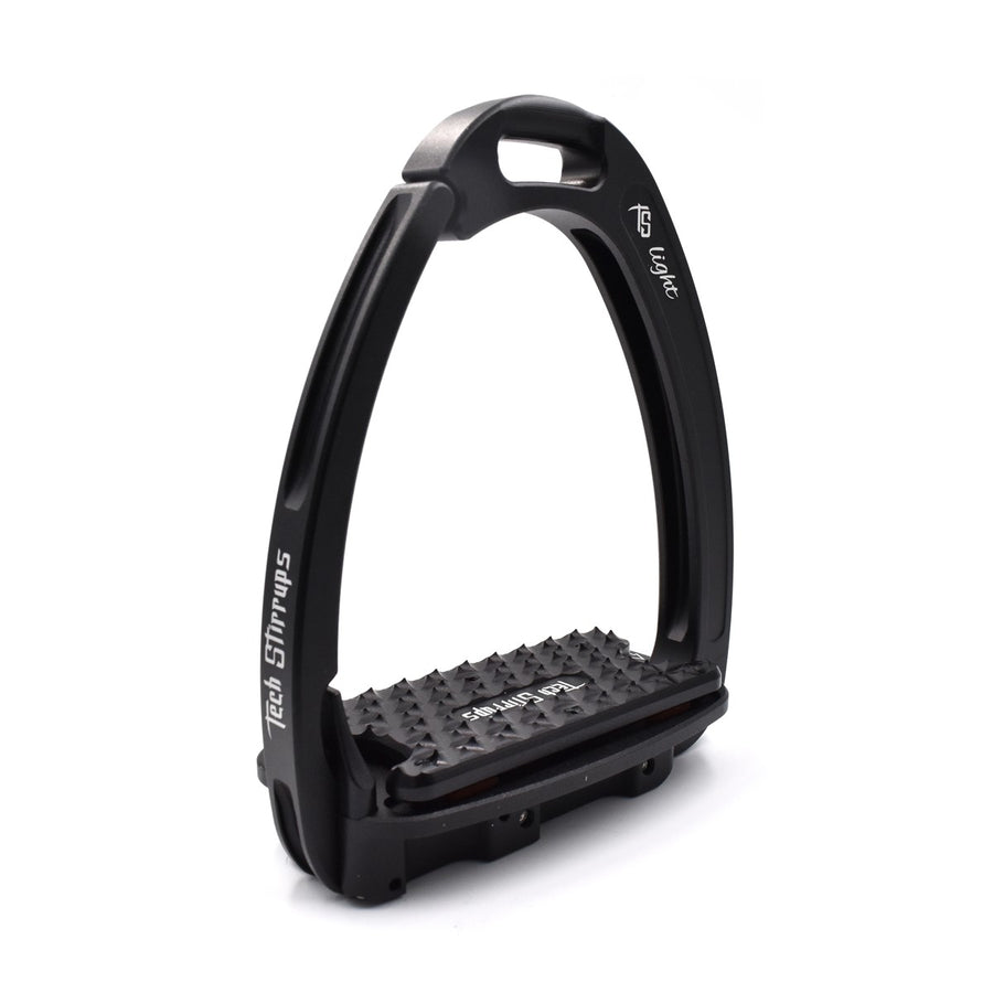 Tech Stirrup Irons Venice Evo Flat Safety Stirrups Black & Black