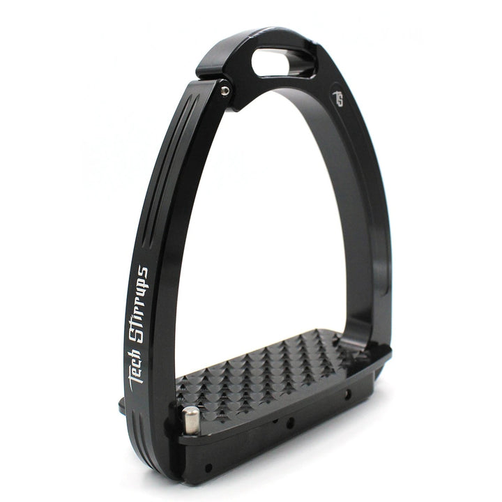 Tech Stirrup Irons Venice Young Safety Stirrups Black & Black