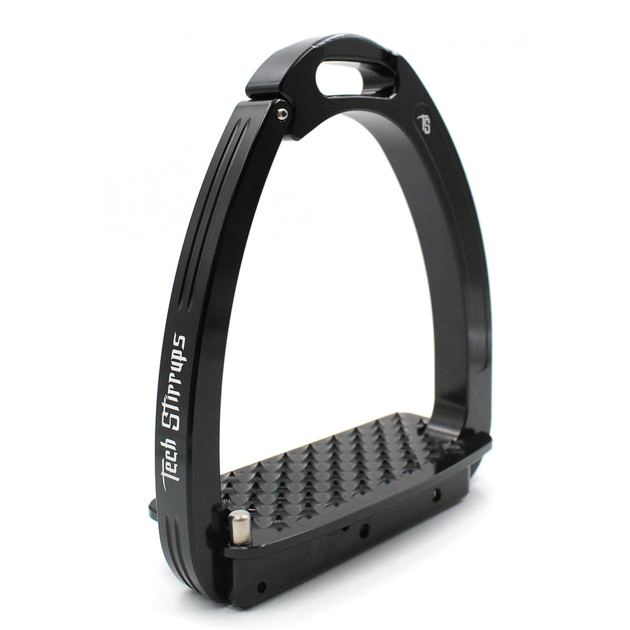 Tech Stirrup Irons Venice Young Safety Stirrups Black & Black