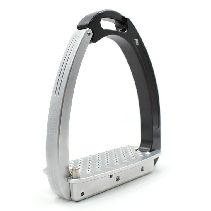 Tech Stirrup Irons Venice Young Evo Safety Stirrups Black & Silver