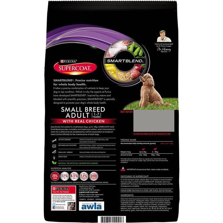 Supercoat Purina Dog Adult Small Chicken 2.8kg