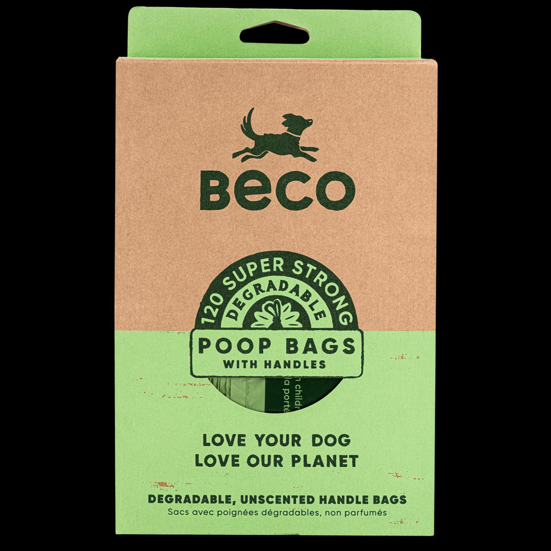 Poo Bag Beco Unscented 120pack With Handles