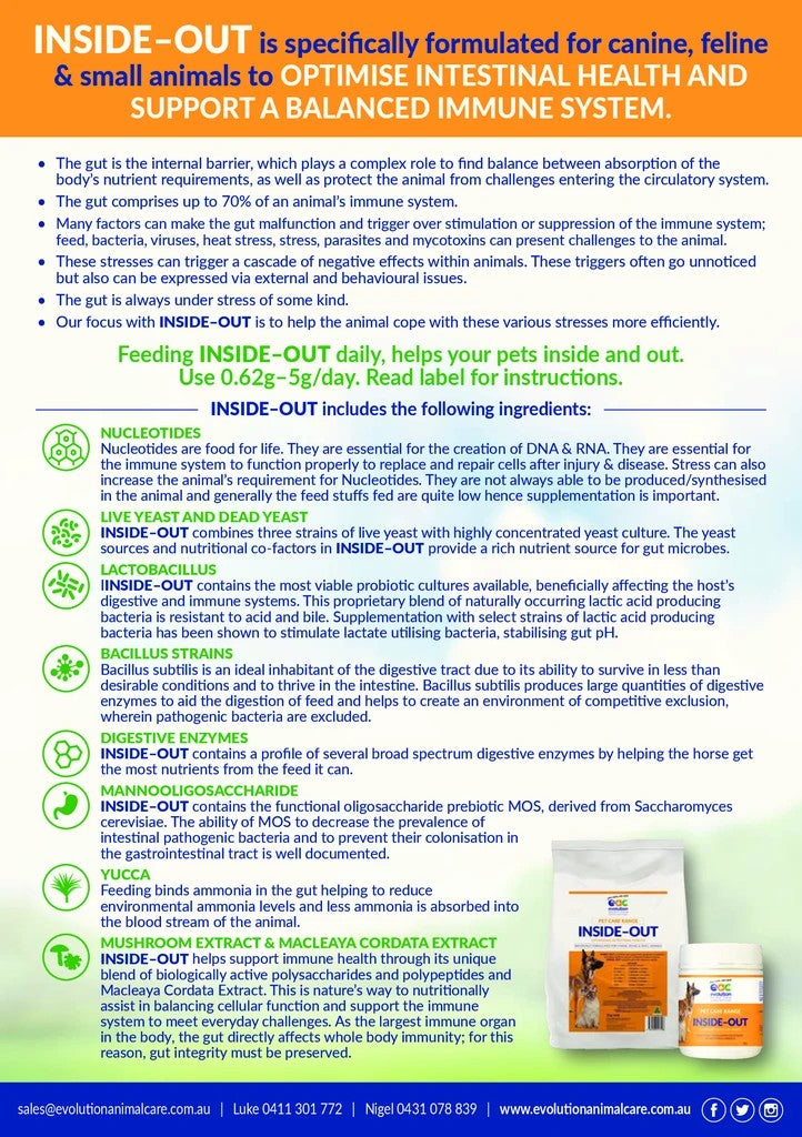 Evolution In Sideout Pet 125gm