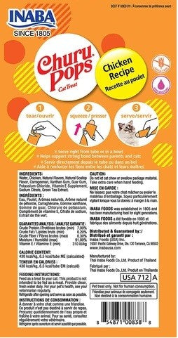 Treat Cat Inaba Churu Pops Chicken Recipe