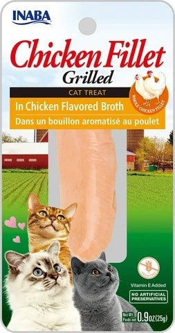 Treat Cat Inaba Grilled Chicken Fillet In Chicken Flavoured Broth