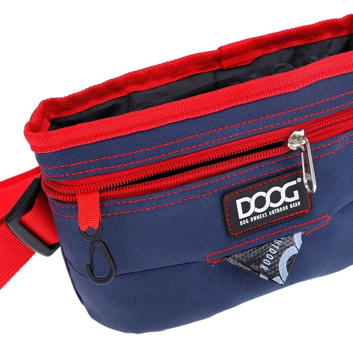 Doog Treat Pouch Navy & Red Large